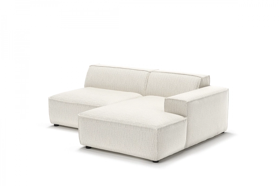 Model MODULARIS NB (niski bok) - Modularis NB sofa 1,5 osobowa + longchair prawy